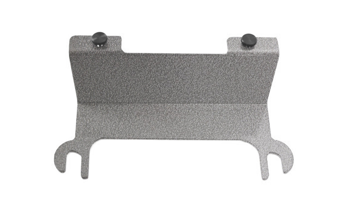License Plate Relocation Bracket - Wrangler JK - Relocation Kit - Gray Hammertone