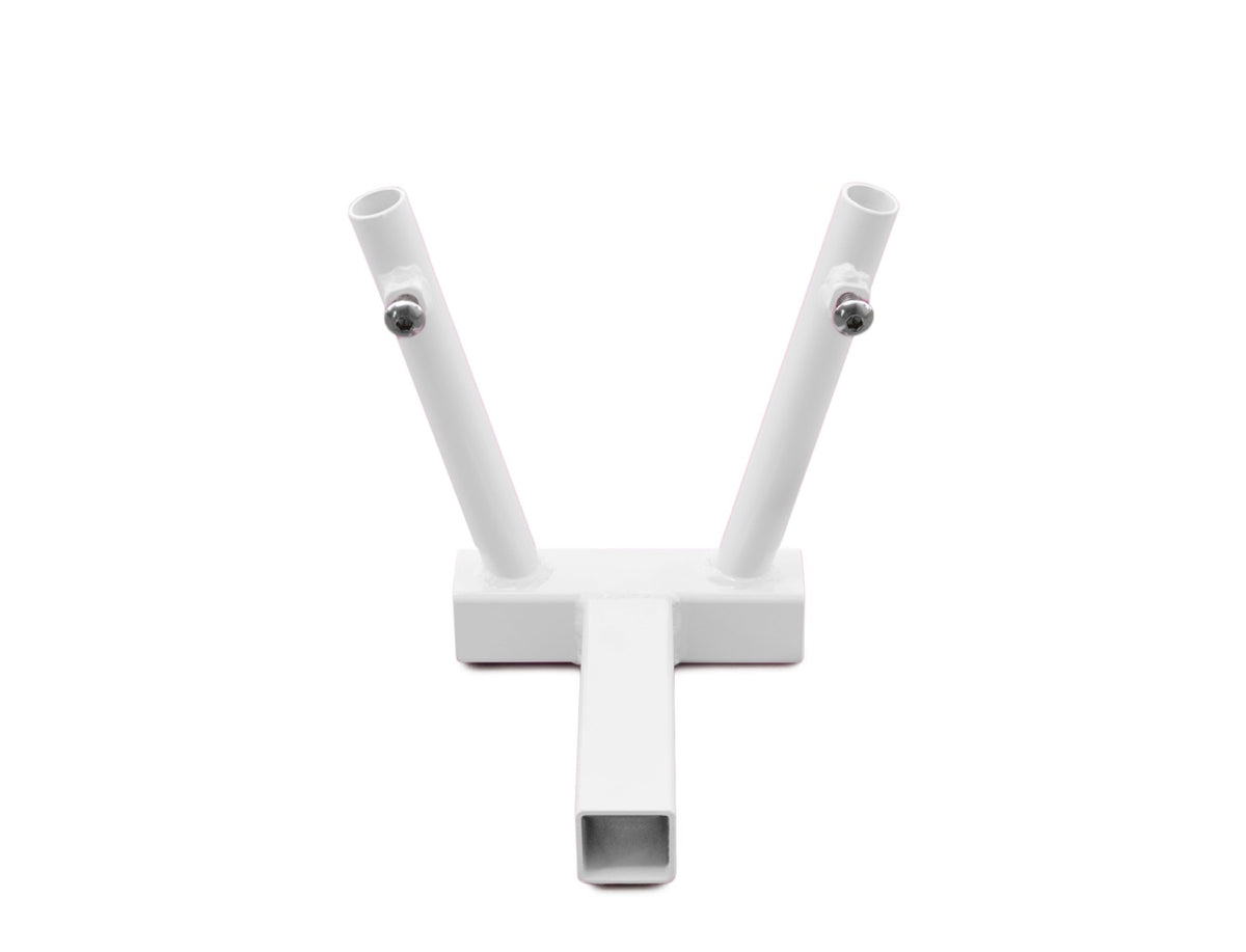 Dual Flag Hitch Mount Kit - Wrangler JL - Cloud White