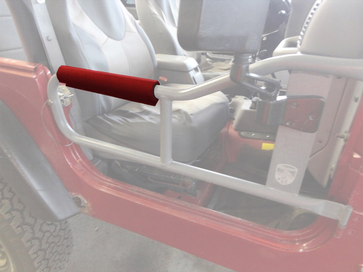 Tube Door Arm Rest Kits - CJ-8 - Red