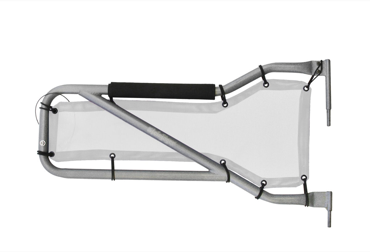 JK Front Tube-Door Mesh Insert Pair - White