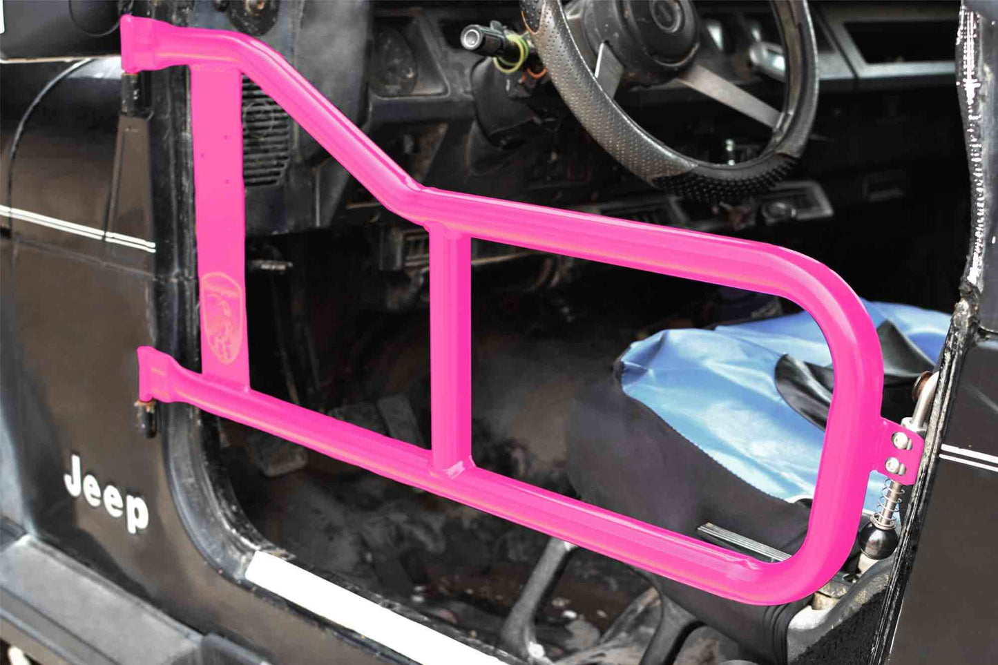 Steinjäger Doors CJ-8 1981-1986 Trail, Tubular Style Hot Pink