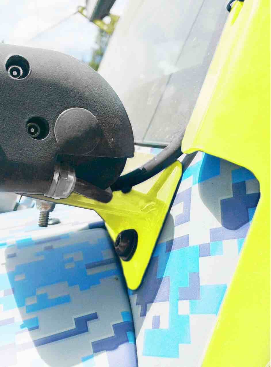 Steinjäger Exterior Accessories Wrangler JK 2007-2018 Light Mounts Lower Windshield Brackets and Lights Neon Yellow