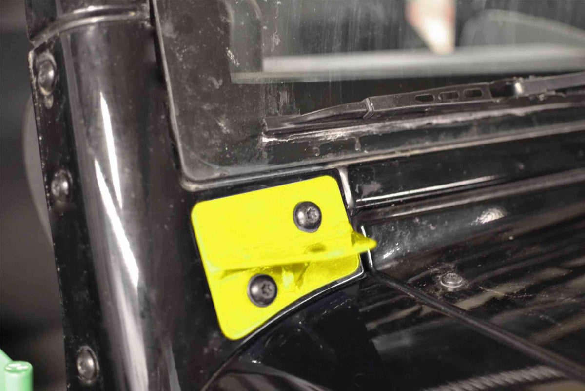 Steinjäger Exterior Accessories Wrangler JK 2007-2018 Light Mounts Lower Windshield Neon Yellow