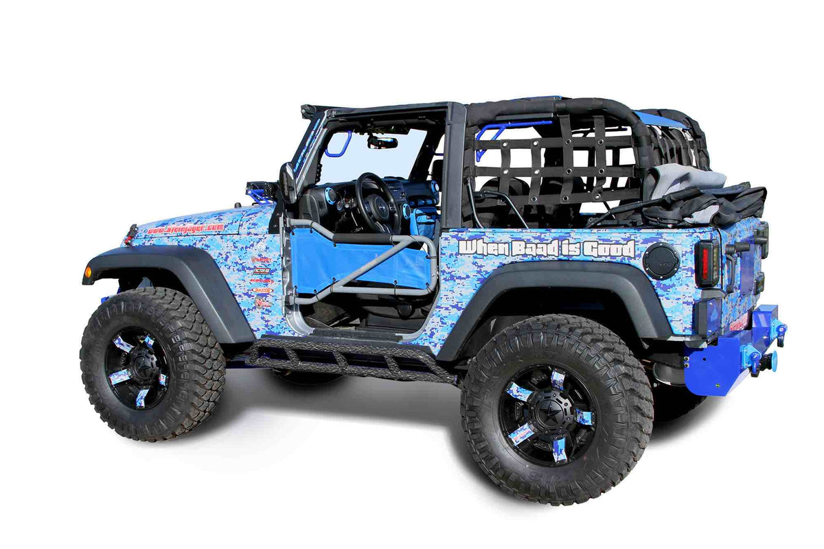 Steinjäger Armor Wrangler JK 2007-2018 Rock Sliders 2 Door Texturized Black