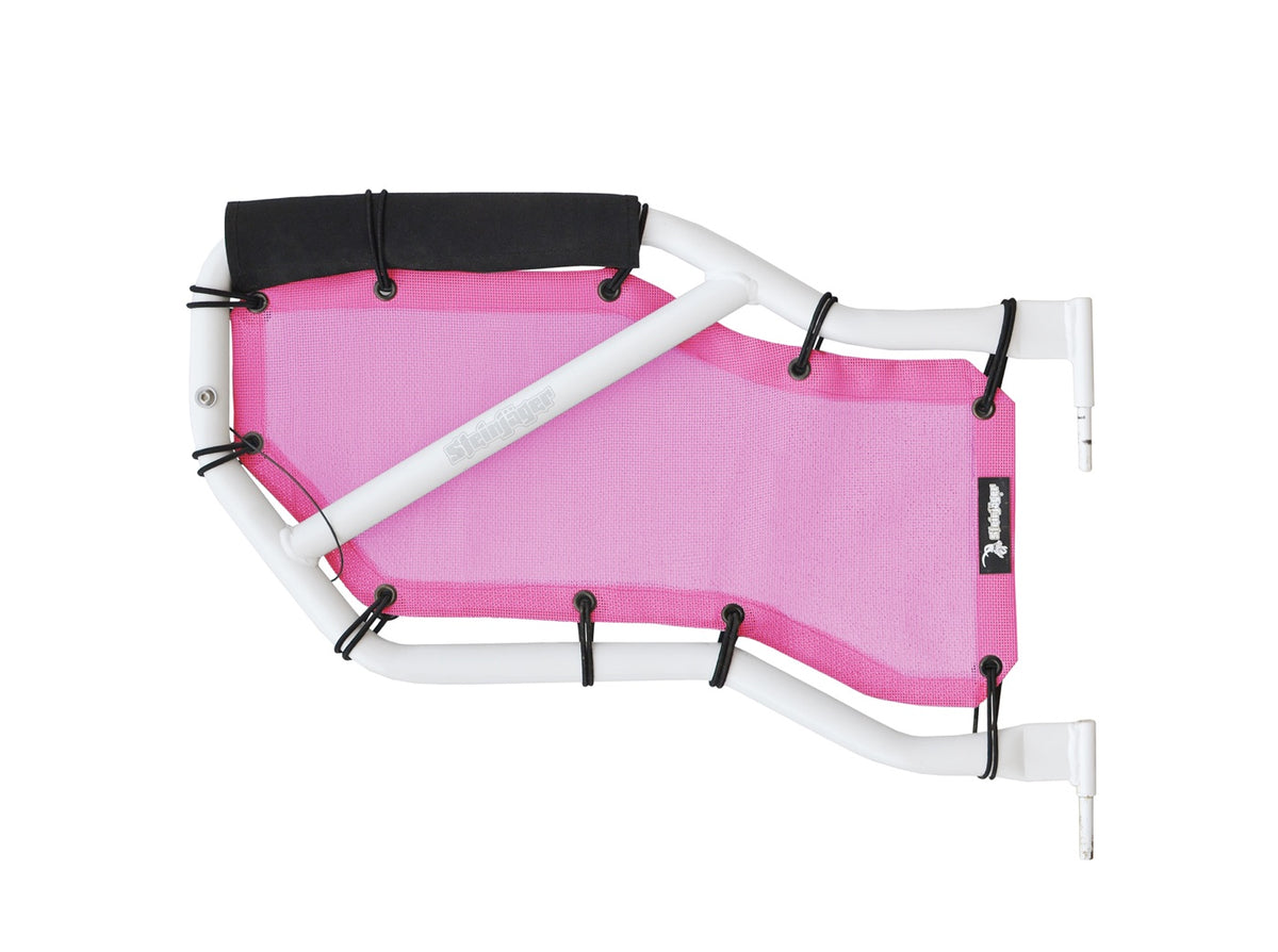 JK Rear Tube-Door Mesh Insert Pair - Mauve