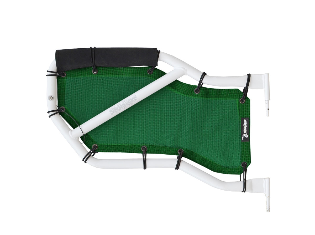 JK Rear Tube-Door Mesh Insert Pair - Green