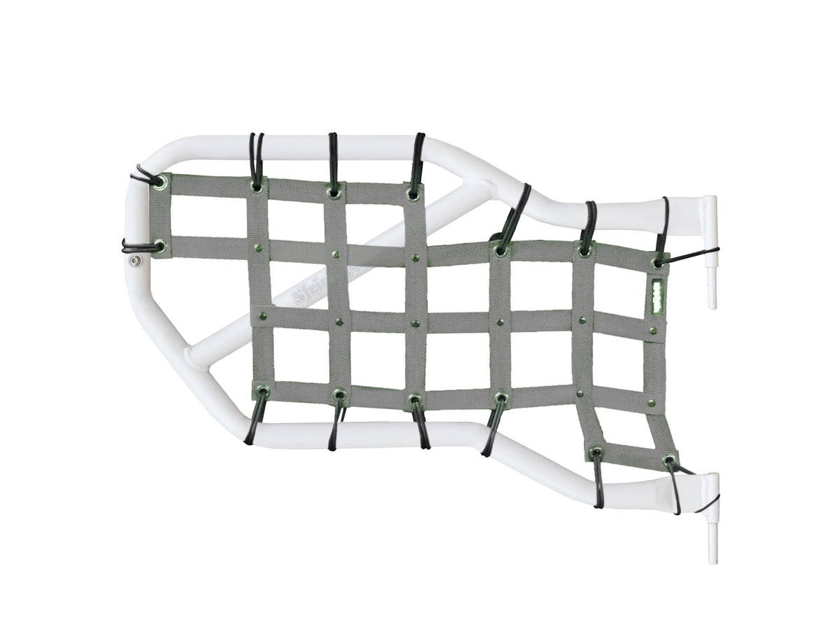 JK Rear Tube-Door Cargo-Net Cover Pair - Gray