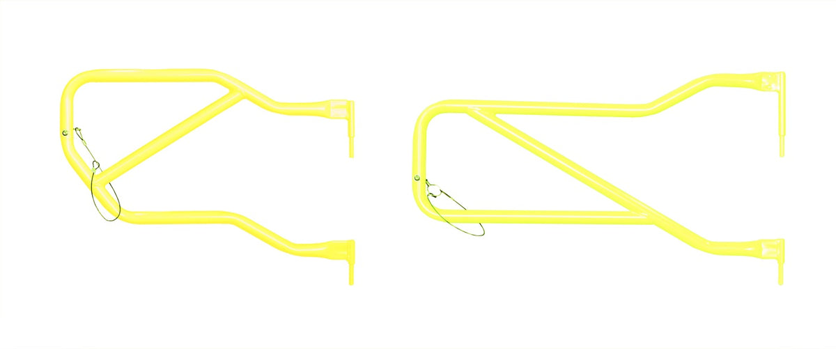 JK Four-Door Trail Tube Door Set - Neon Yellow