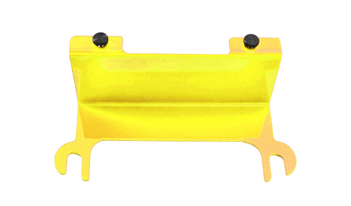 License Plate Relocation Bracket - Relocation Kit - Neon Yellow
