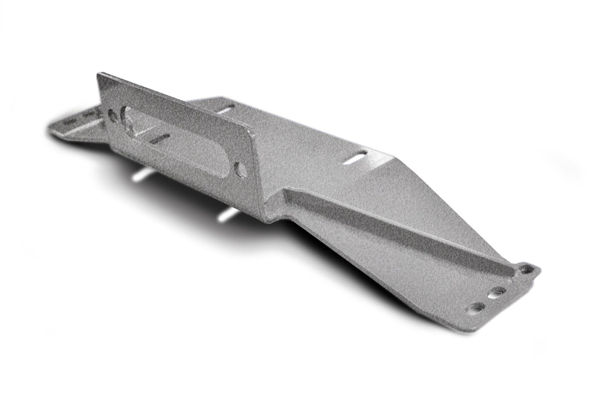 TJ Bolt-On Winch Plate - Gray Hammertone