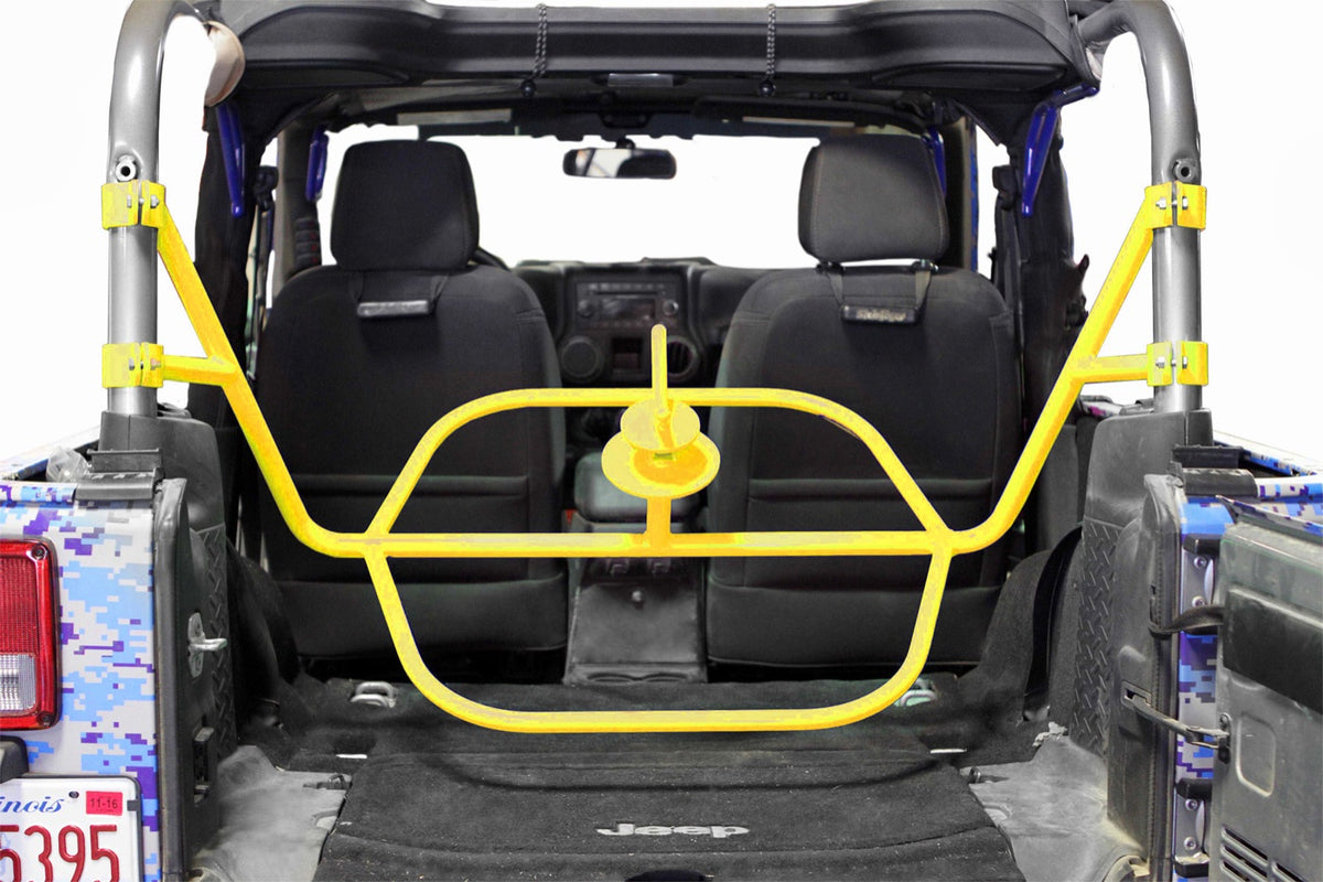 JK Two-Door Internal Tire Carrier - Neon Yellow