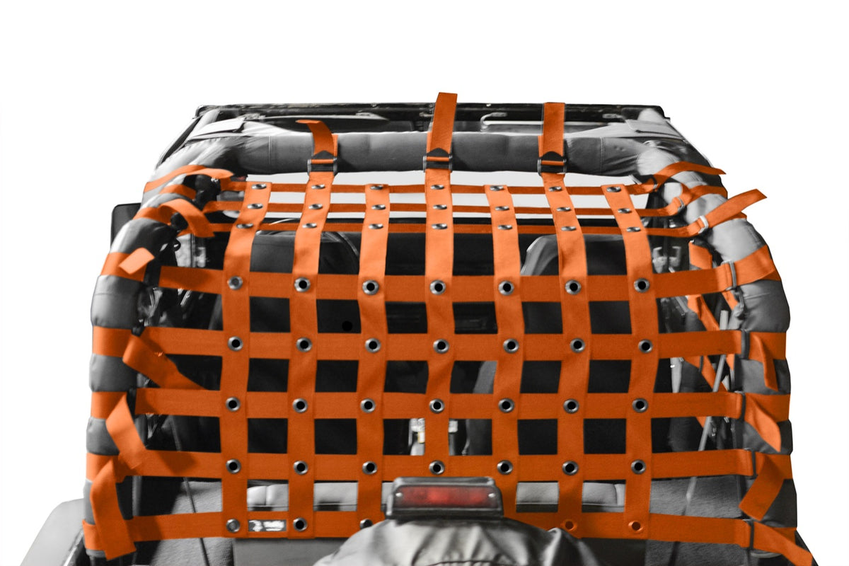 YJ Premium Cargo Net - Orange