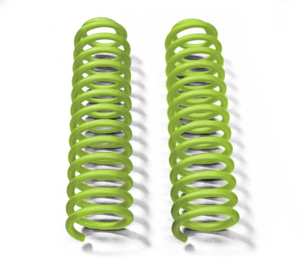 JK Front Springs - 4-Inch Lift - Gecko Green