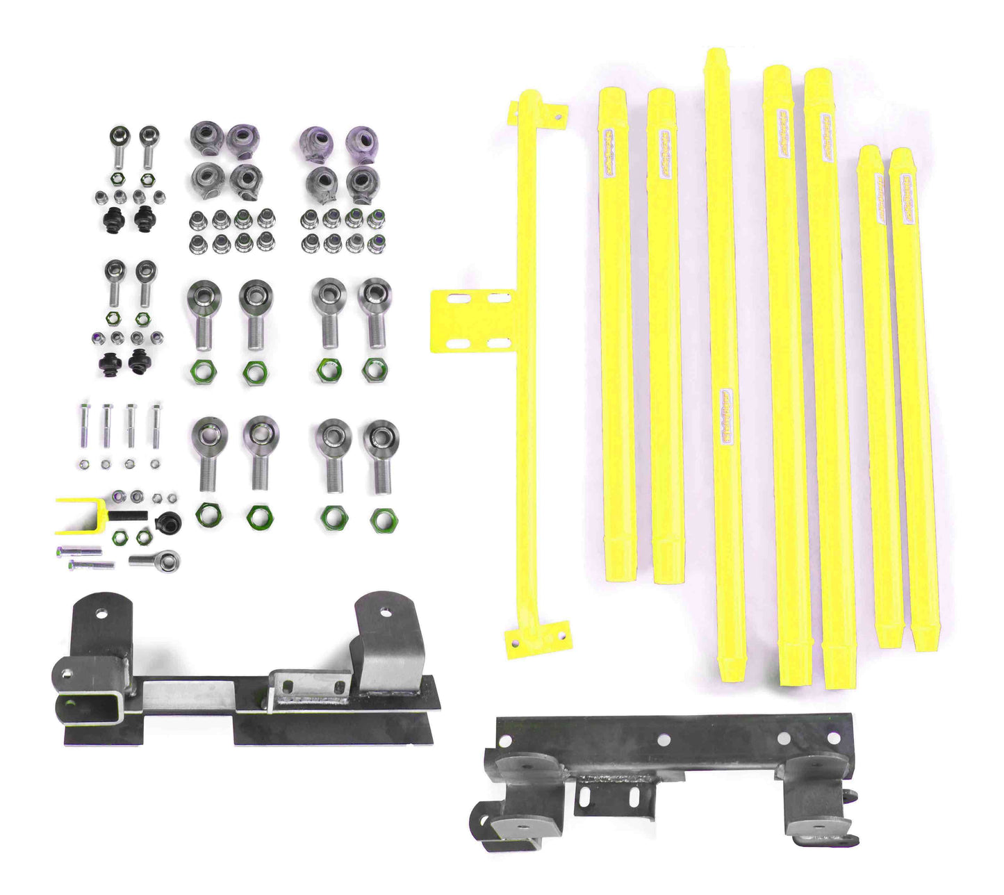 Steinjäger Suspensions Wrangler TJ 1997-2002 Long Arm Travel Kit Chrome Moly Tubing, Manual Transmission Neon Yellow