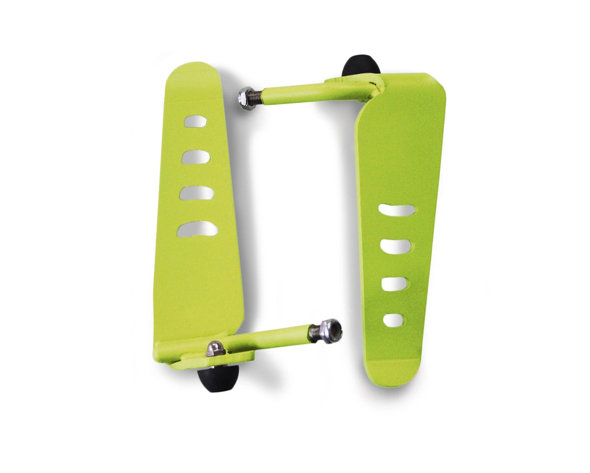 TJ Welded Foot Pegs - Gecko Green