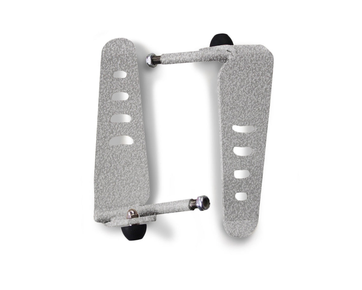 TJ Welded Foot Pegs - Gray Hammertone