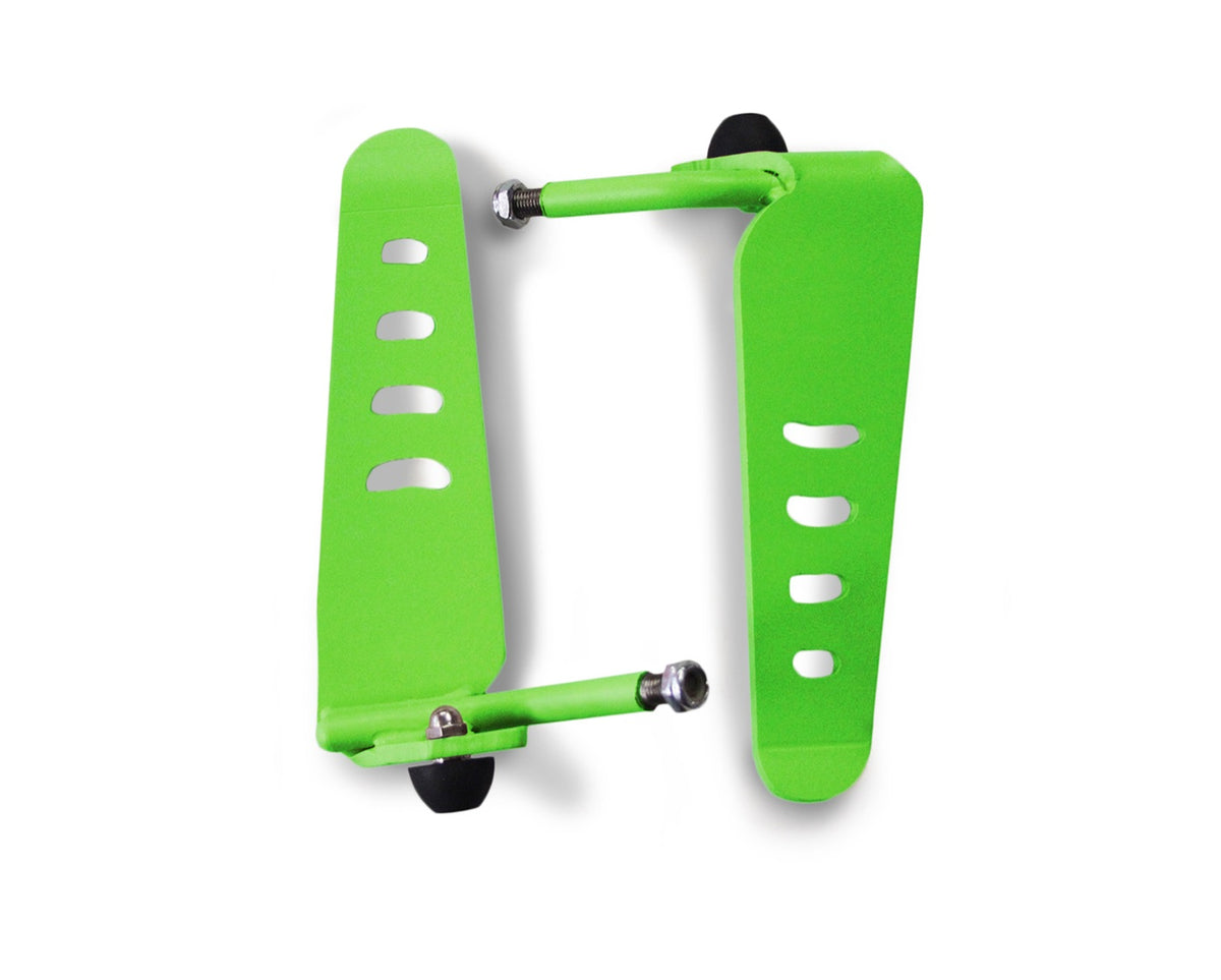 TJ Welded Foot Pegs - Neon Green