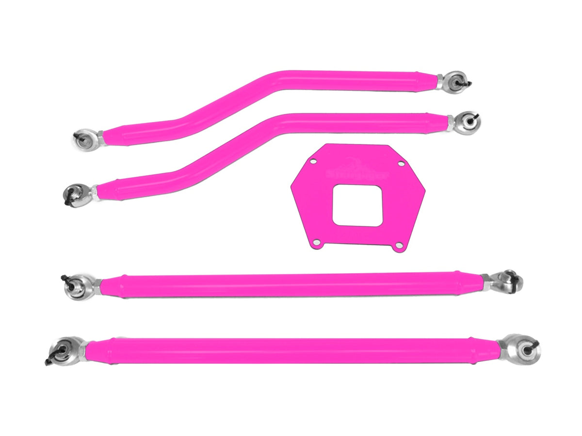 RZR XP 1000 High-Clearance Rear Radius Rod Kits - Hot Pink