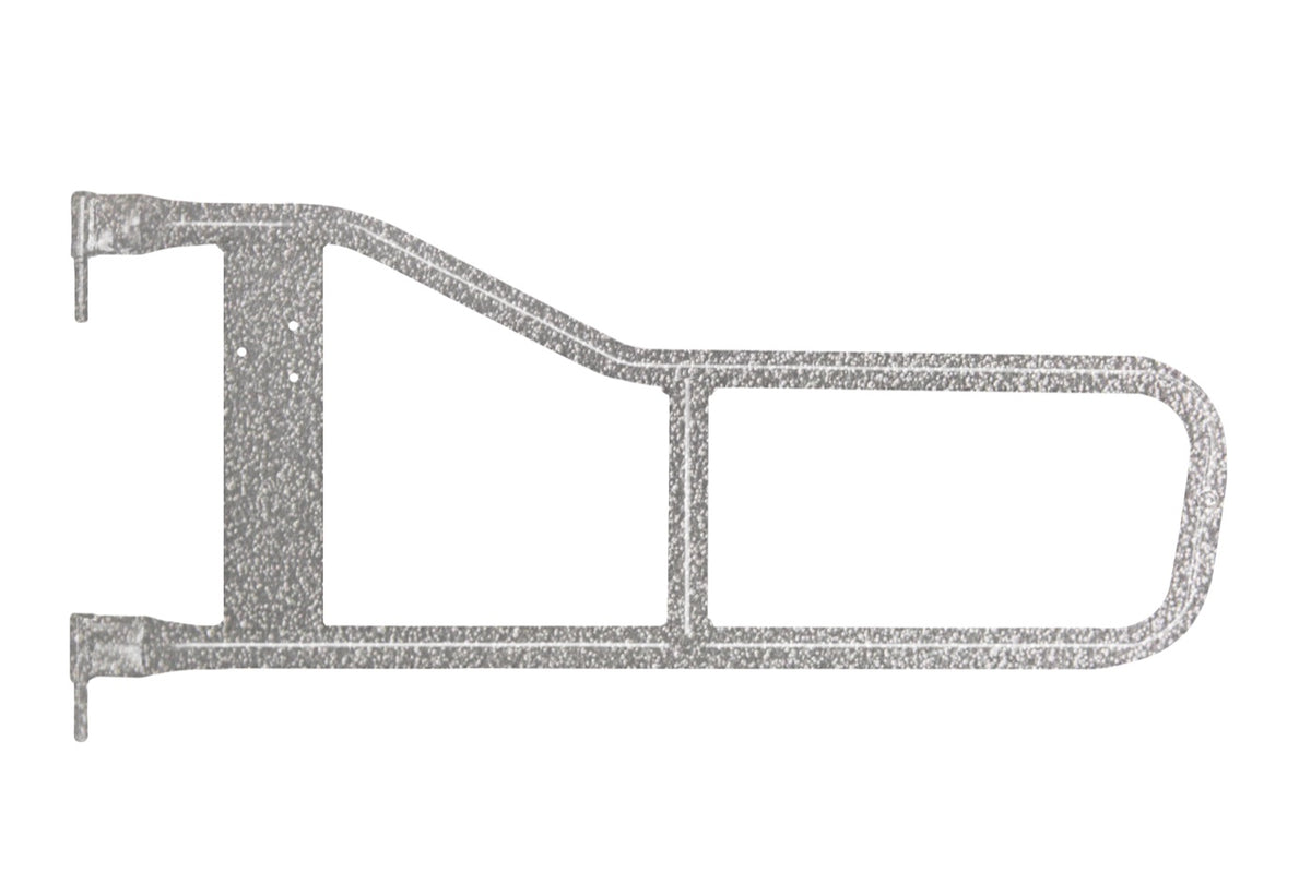 TJ Tubular Trail Door - Gray Hammertone