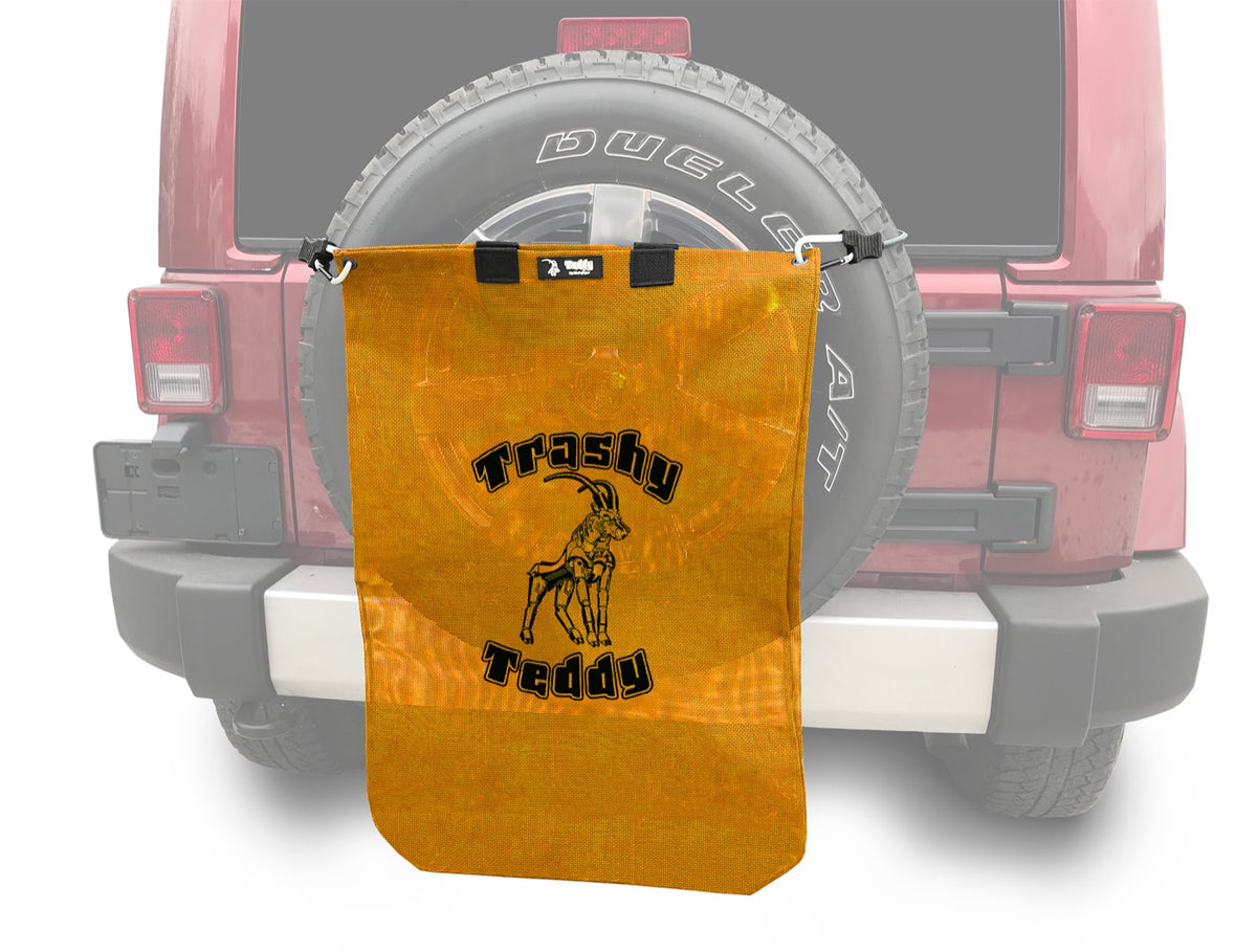 Trashy Teddy Vehicle Trash Bag - Orange