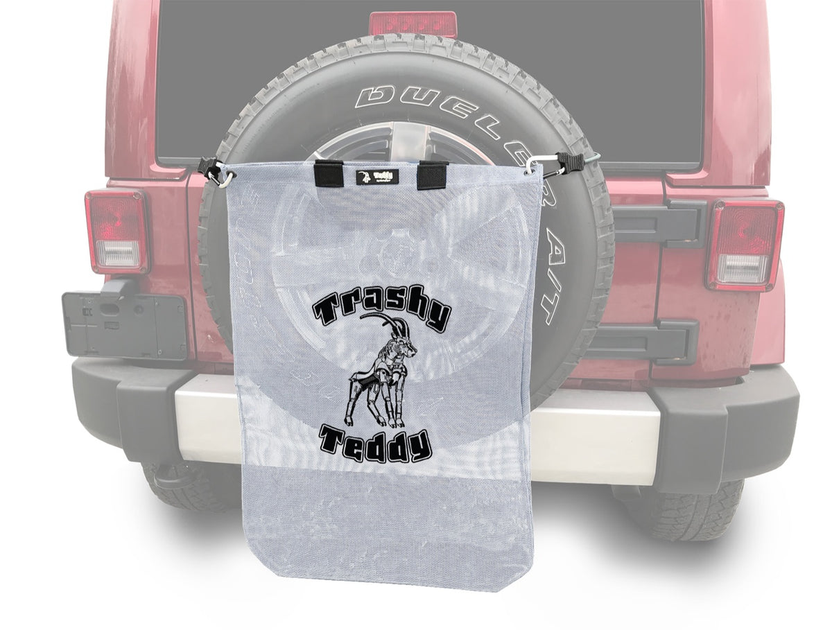 Trashy Teddy Vehicle Trash Bag - White