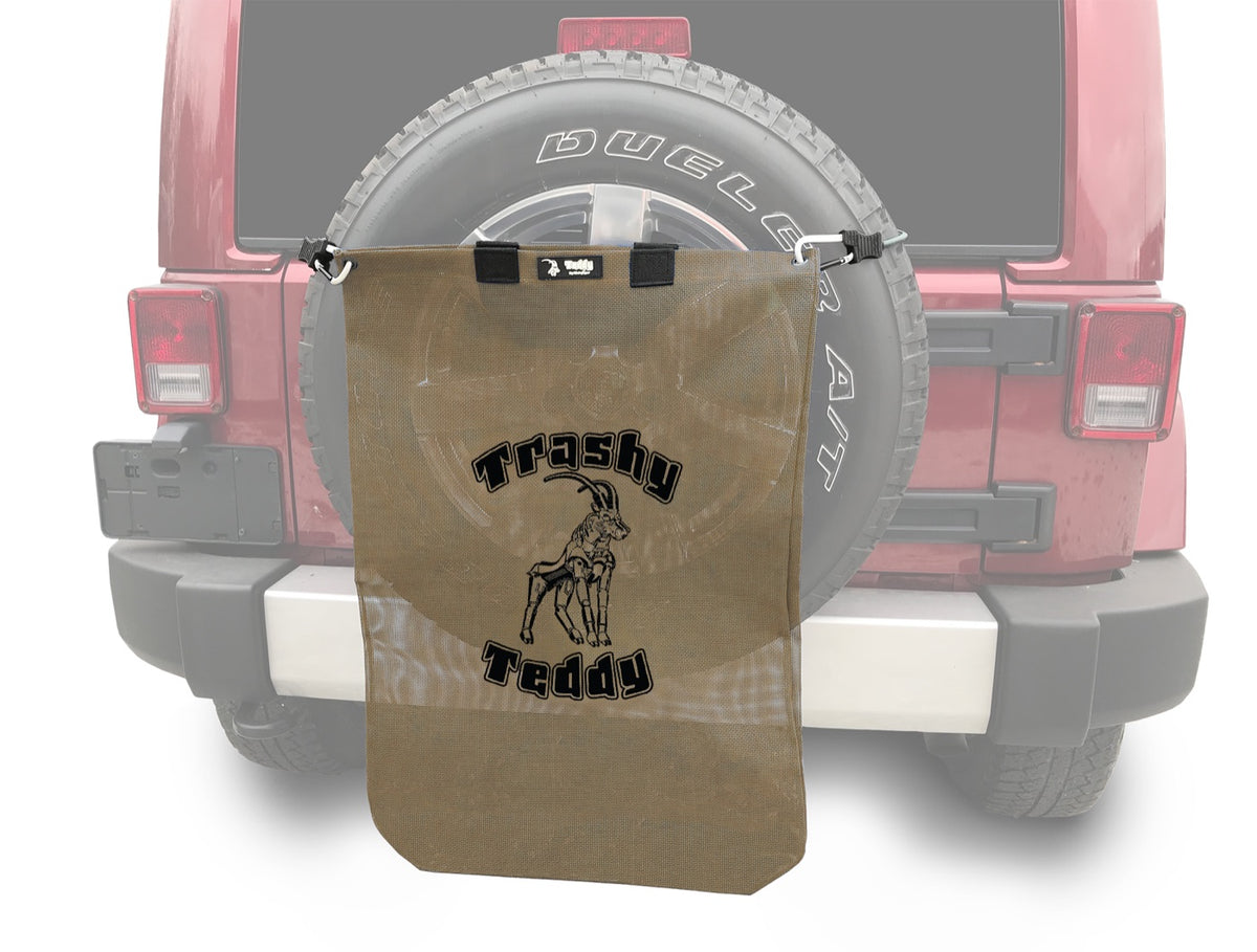 Trashy Teddy Vehicle Trash Bag - Tan