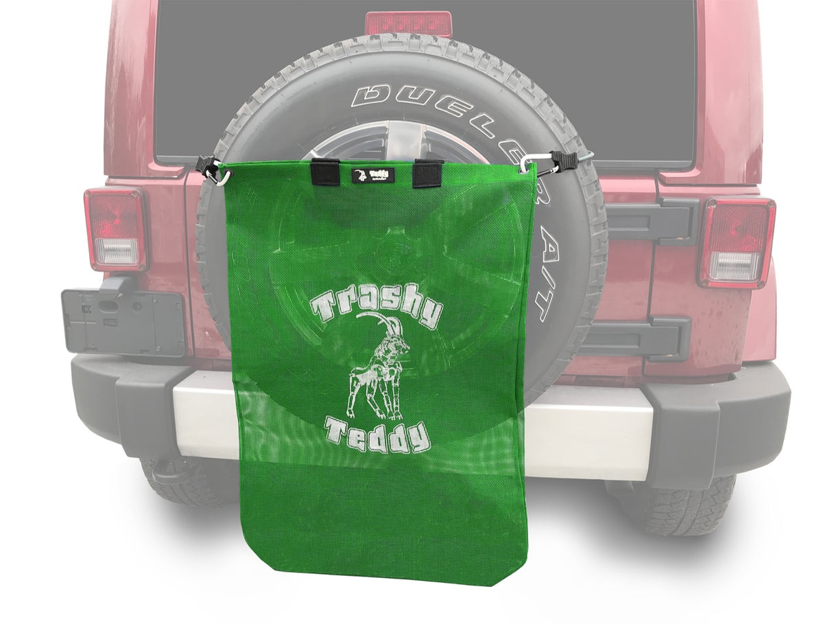 Trashy Teddy Vehicle Trash Bag - TJ - Green
