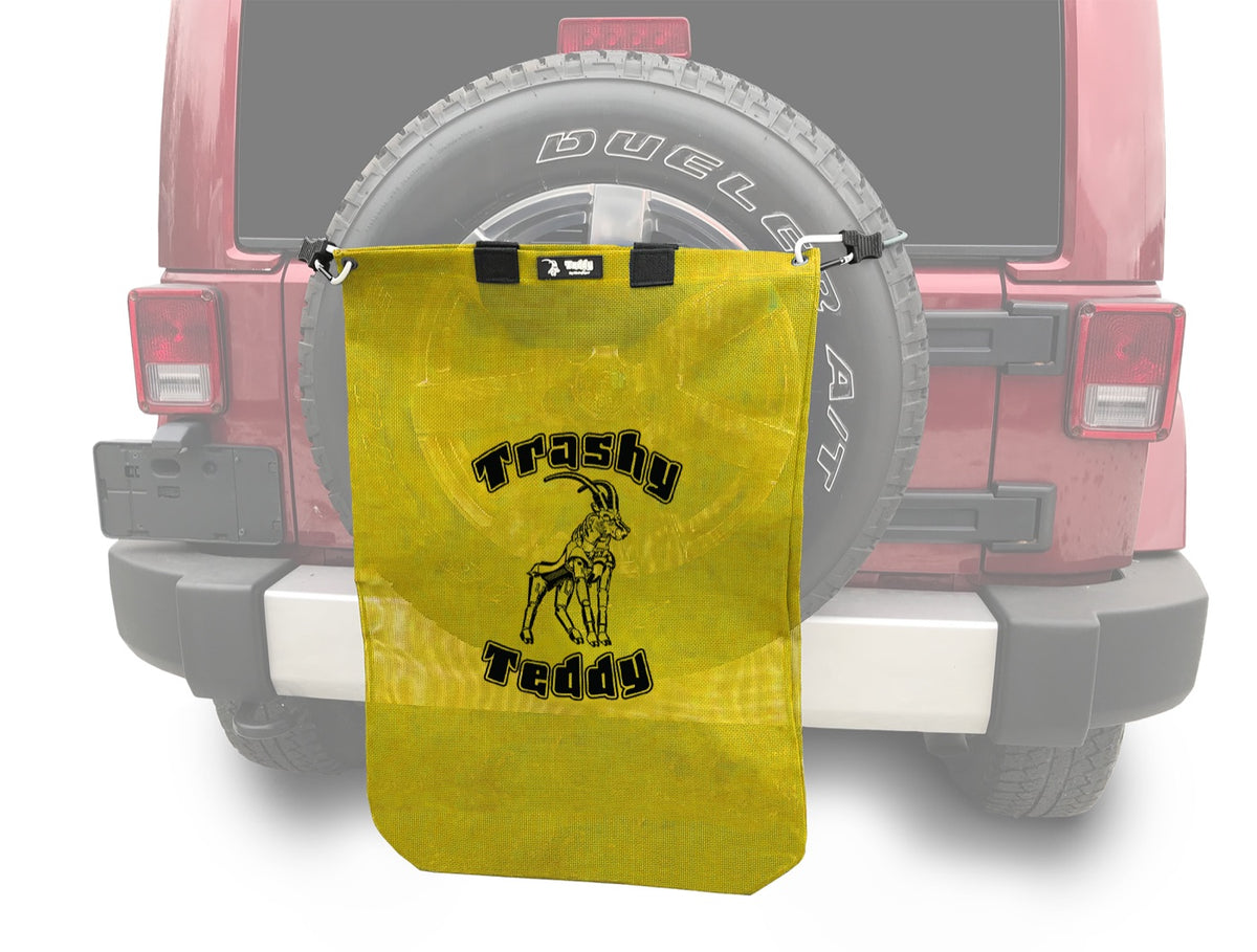 Trashy Teddy Vehicle Trash Bag - Yellow
