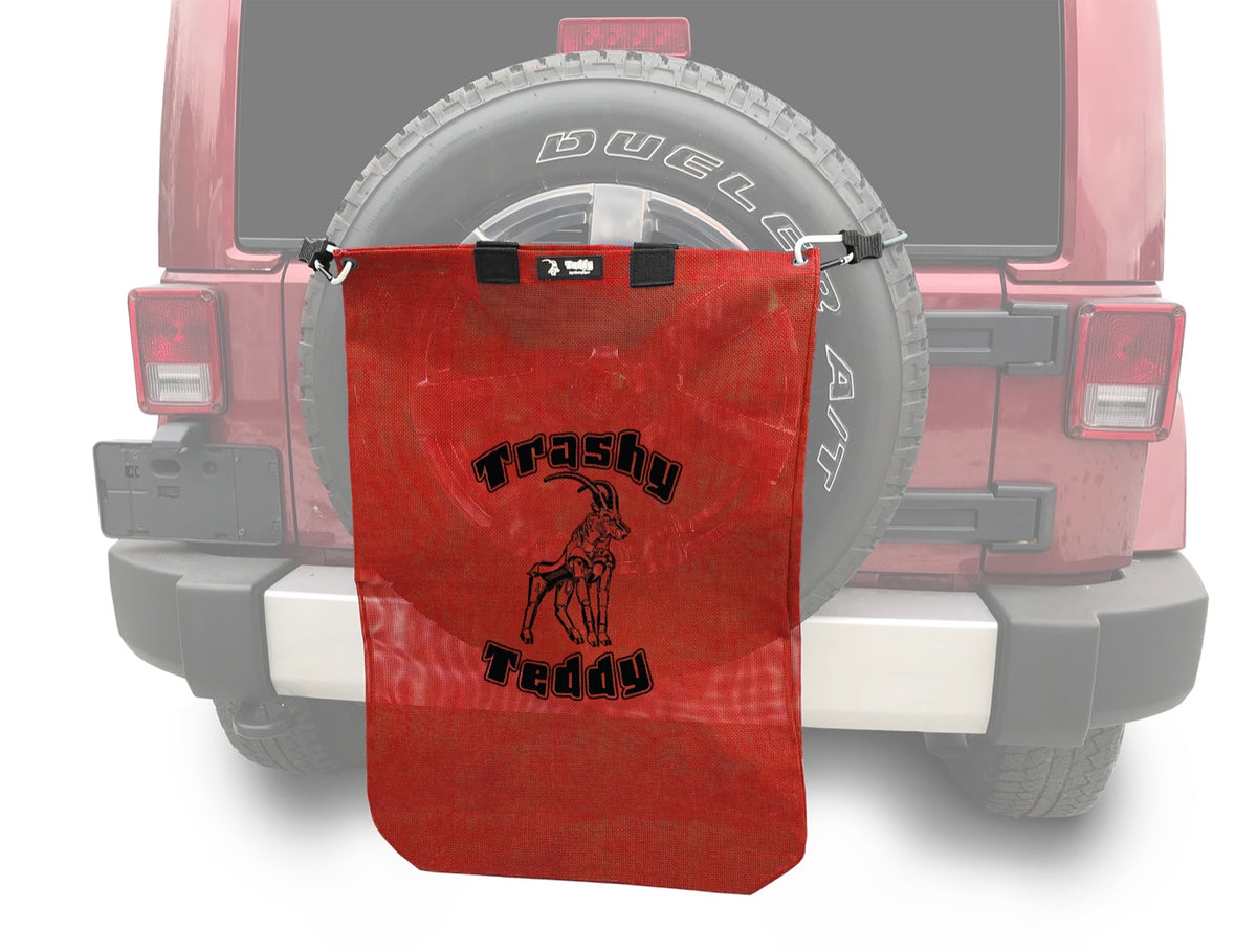 Trashy Teddy Vehicle Trash Bag - JK - Red