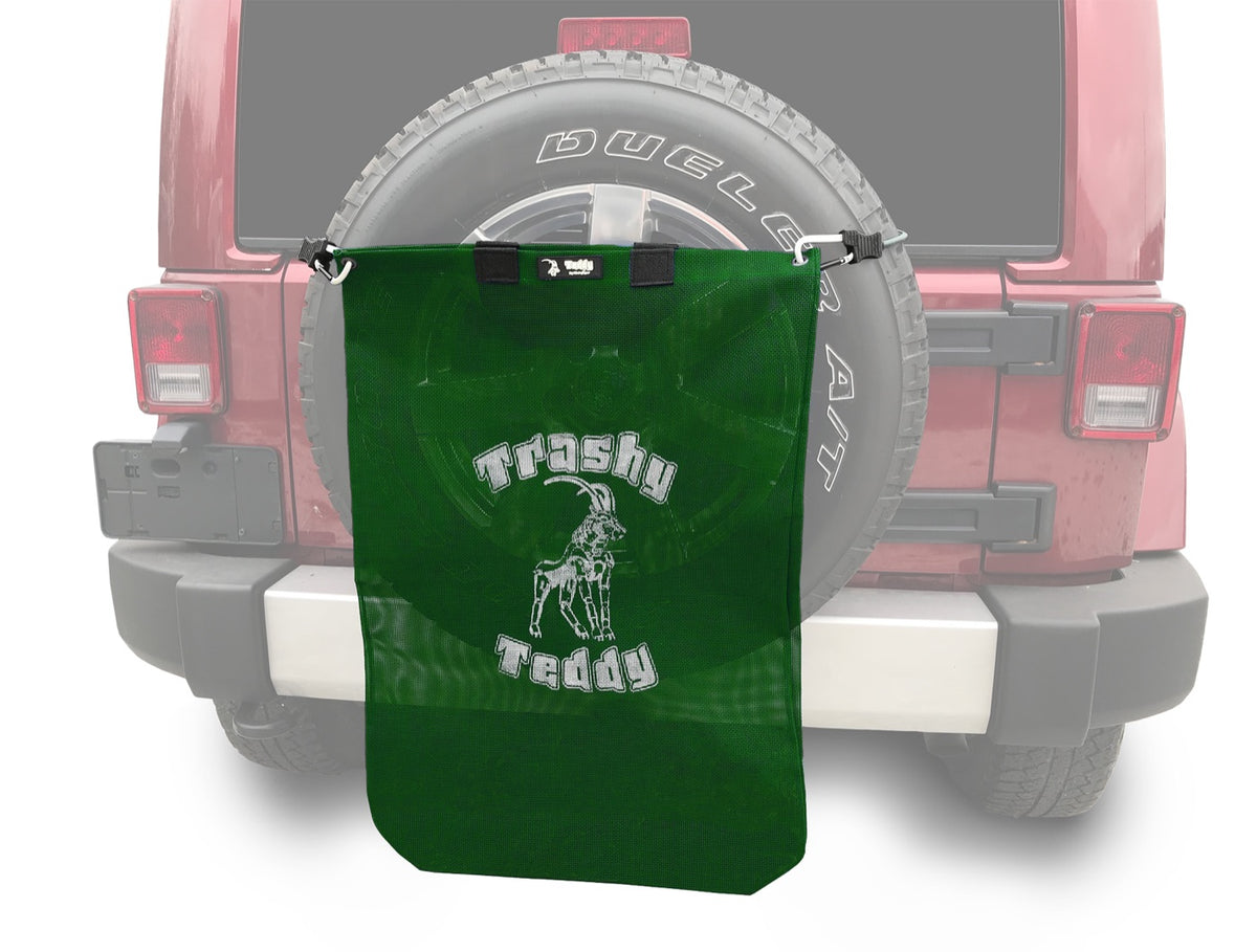 Trashy Teddy Vehicle Trash Bag - JK - Dark Green