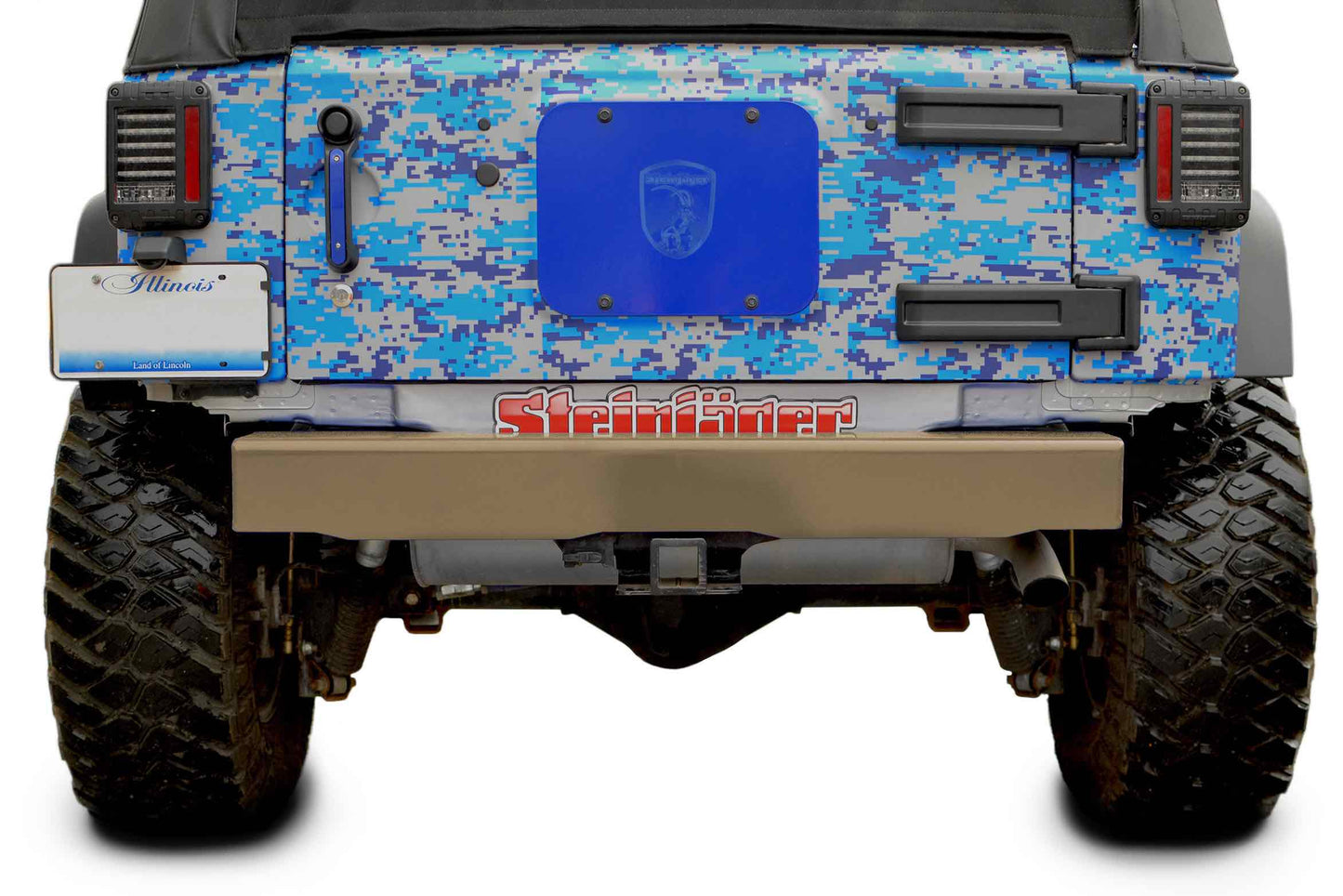 Steinjäger Bumpers Wrangler JK 2007-2018 Bumper, Rear Cap Style Military Beige