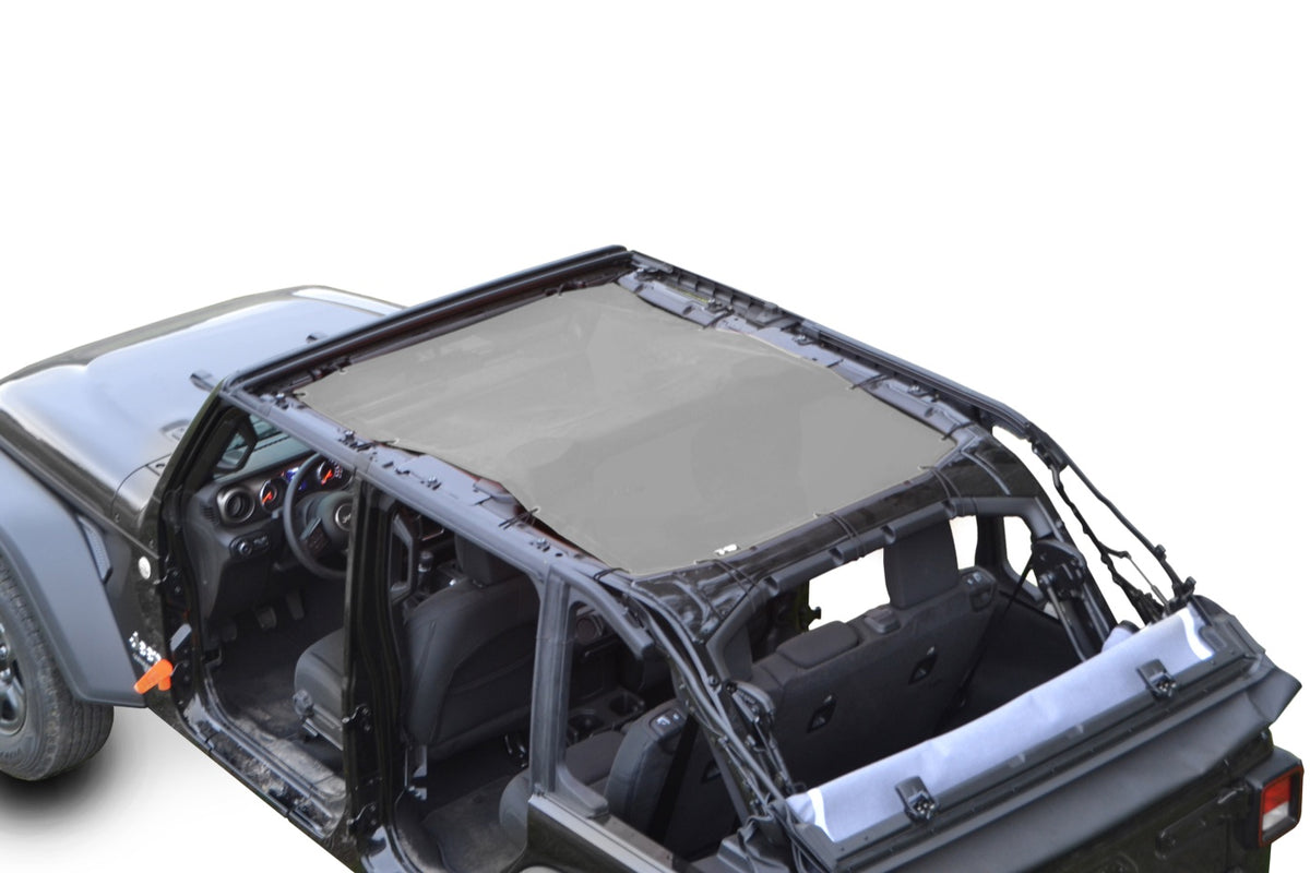 JLU Four-Door Teddy Top - Gray