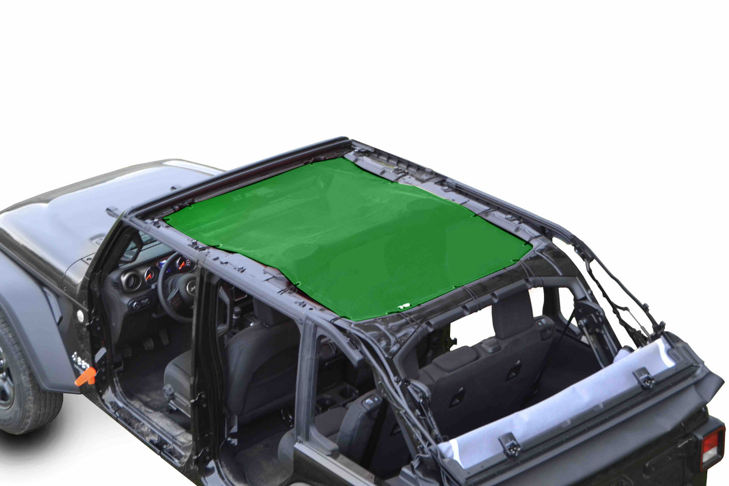 Steinjäger Tops and Covers Wrangler JL 2018 to Present Fabric Teddy 4 Door Green