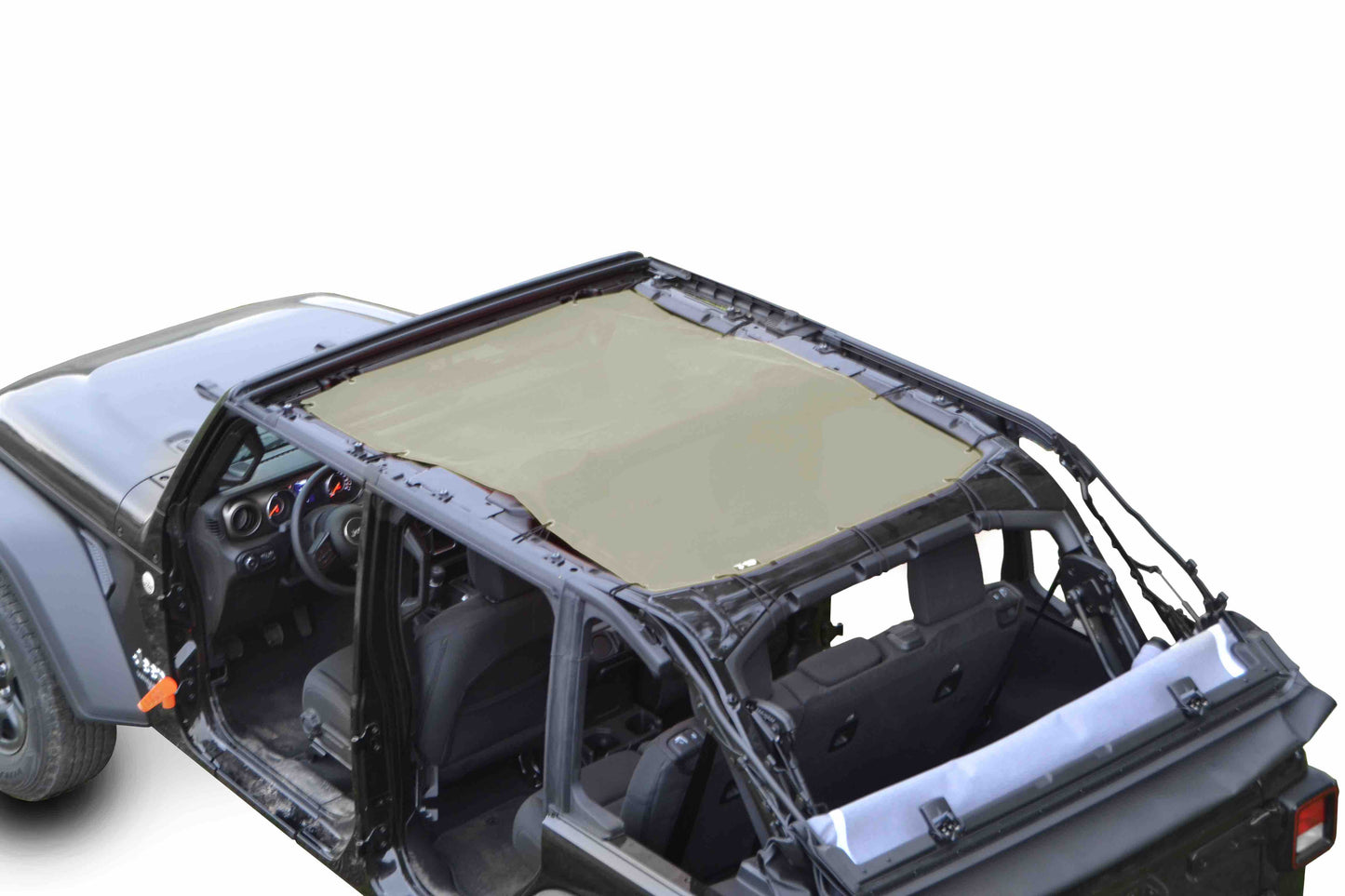 Steinjäger Tops and Covers Wrangler JL 2018 to Present Fabric Teddy 4 Door Tan