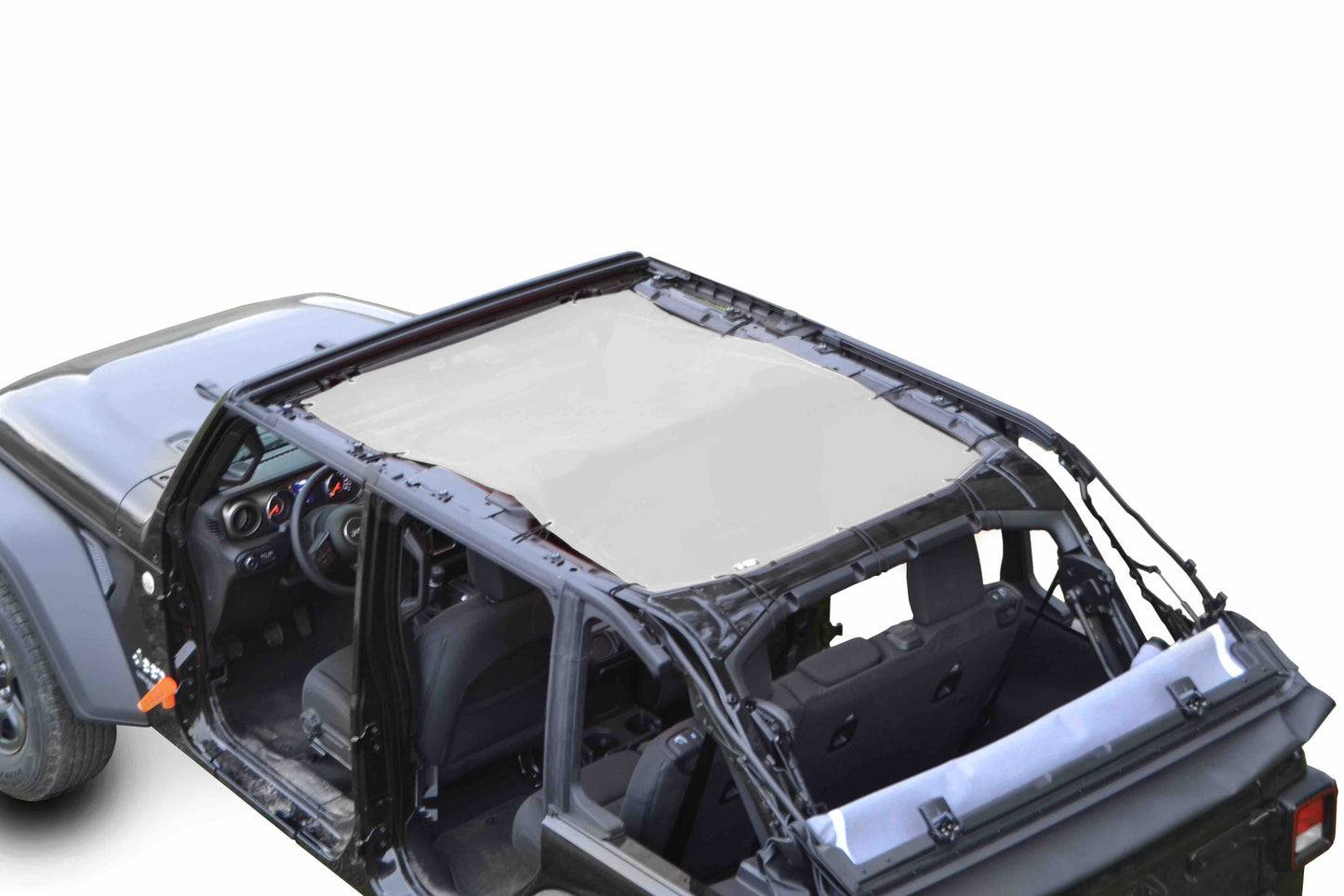 Steinjäger Tops and Covers Wrangler JL 2018 to Present Fabric Teddy 4 Door White