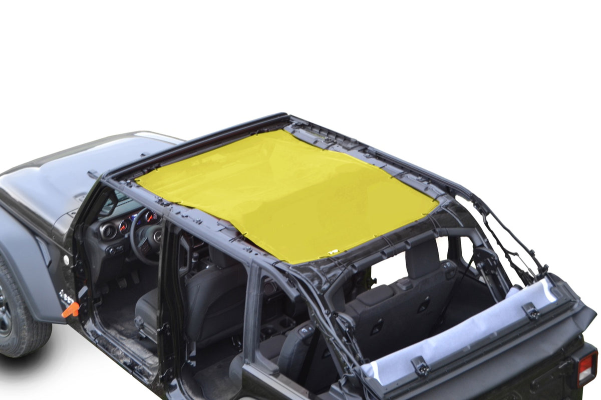 JLU Four-Door Teddy Top - Yellow
