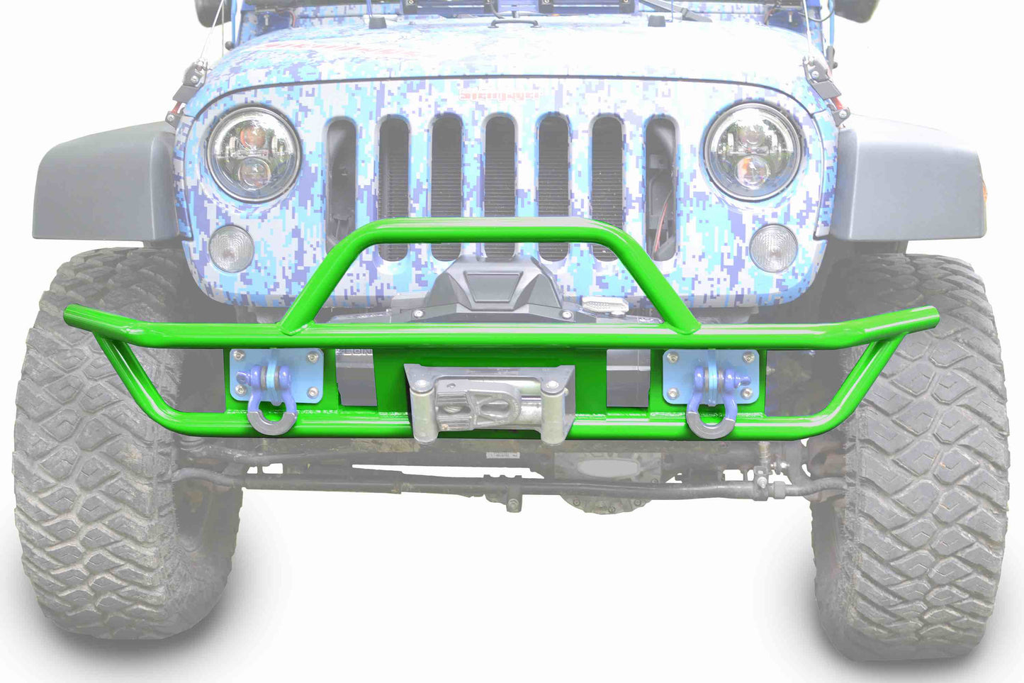 Steinjäger Bumpers Wrangler JK 2007-2018 Bumper, Front, Tube Neon Green