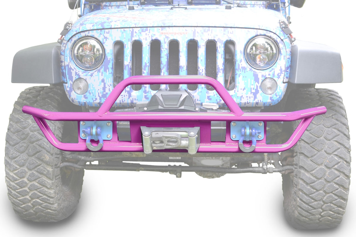 JK Tube-Style Front Bumper - Pinky