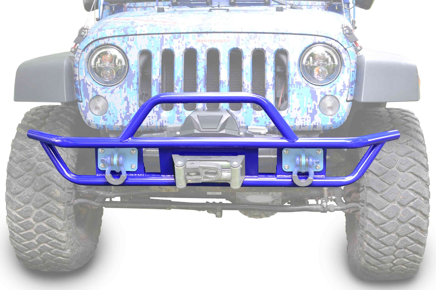 Steinjäger Bumpers Wrangler JK 2007-2018 Bumper, Front, Tube Southwest Blue