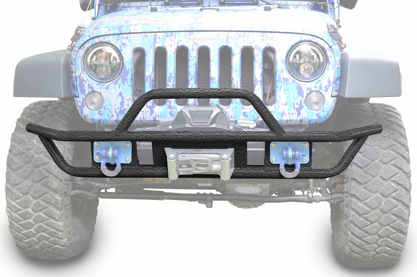 Steinjäger Bumpers Wrangler JK 2007-2018 Bumper, Front, Tube Texturized Black