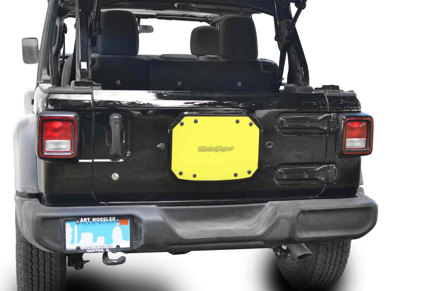 Steinjäger Wheels and Tires Wrangler JL 2018 to Present Spare Tire Delete Plate Lemon Peel