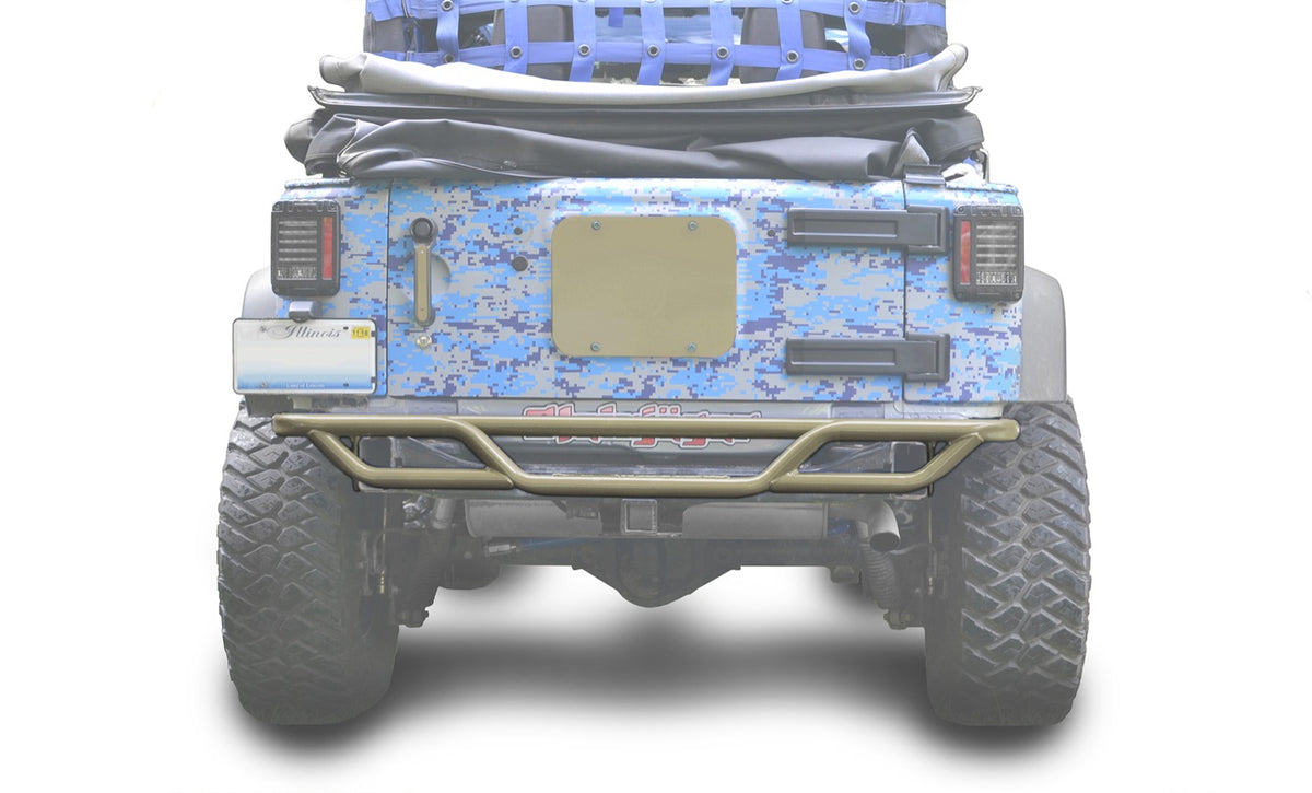 JK Tube-Style Rear Bumper - Military Beige