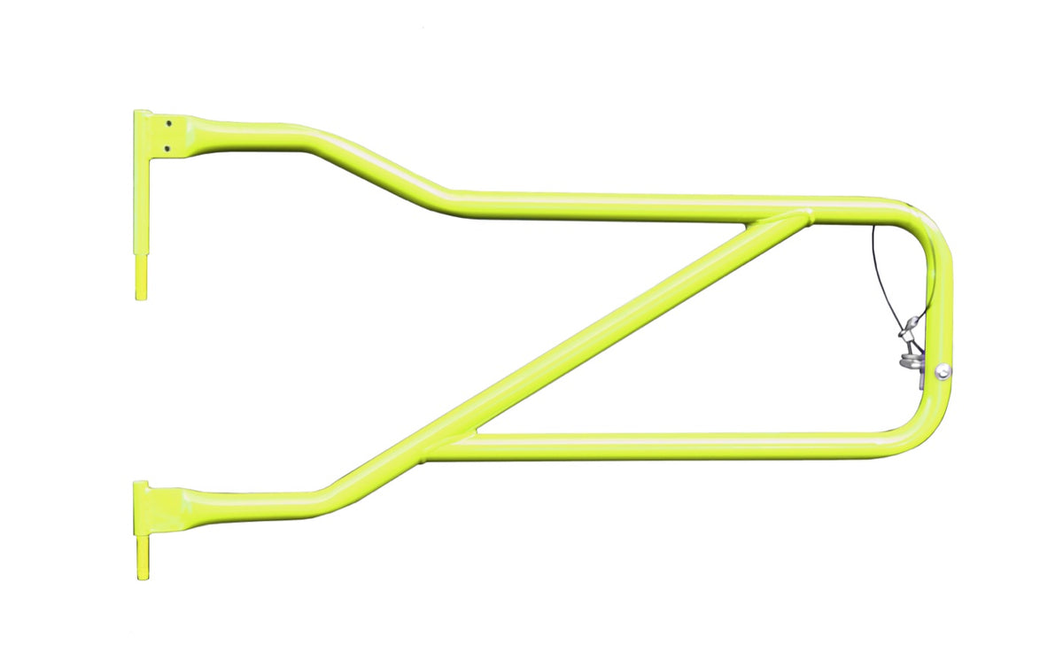 JL and JT Front Trail Tube Doors - Gecko Green