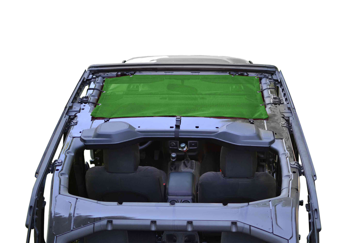 Steinjäger Tops and Covers Wrangler JL 2018 to Present Fabric Teddy Front Seats only Green