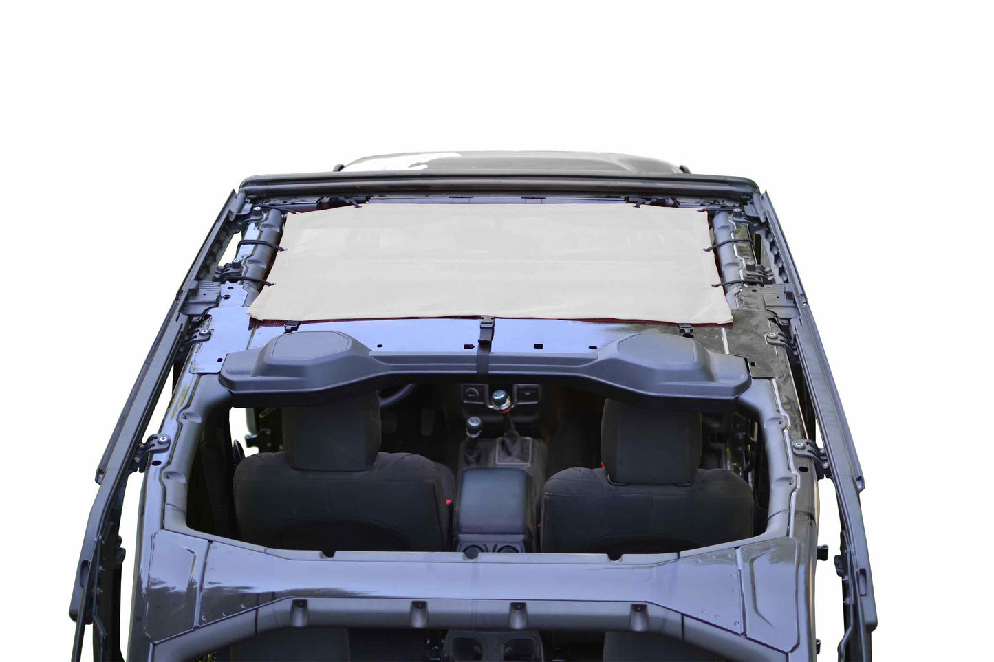 Steinjäger Tops and Covers Wrangler JL 2018 to Present Fabric Teddy Front Seats only White