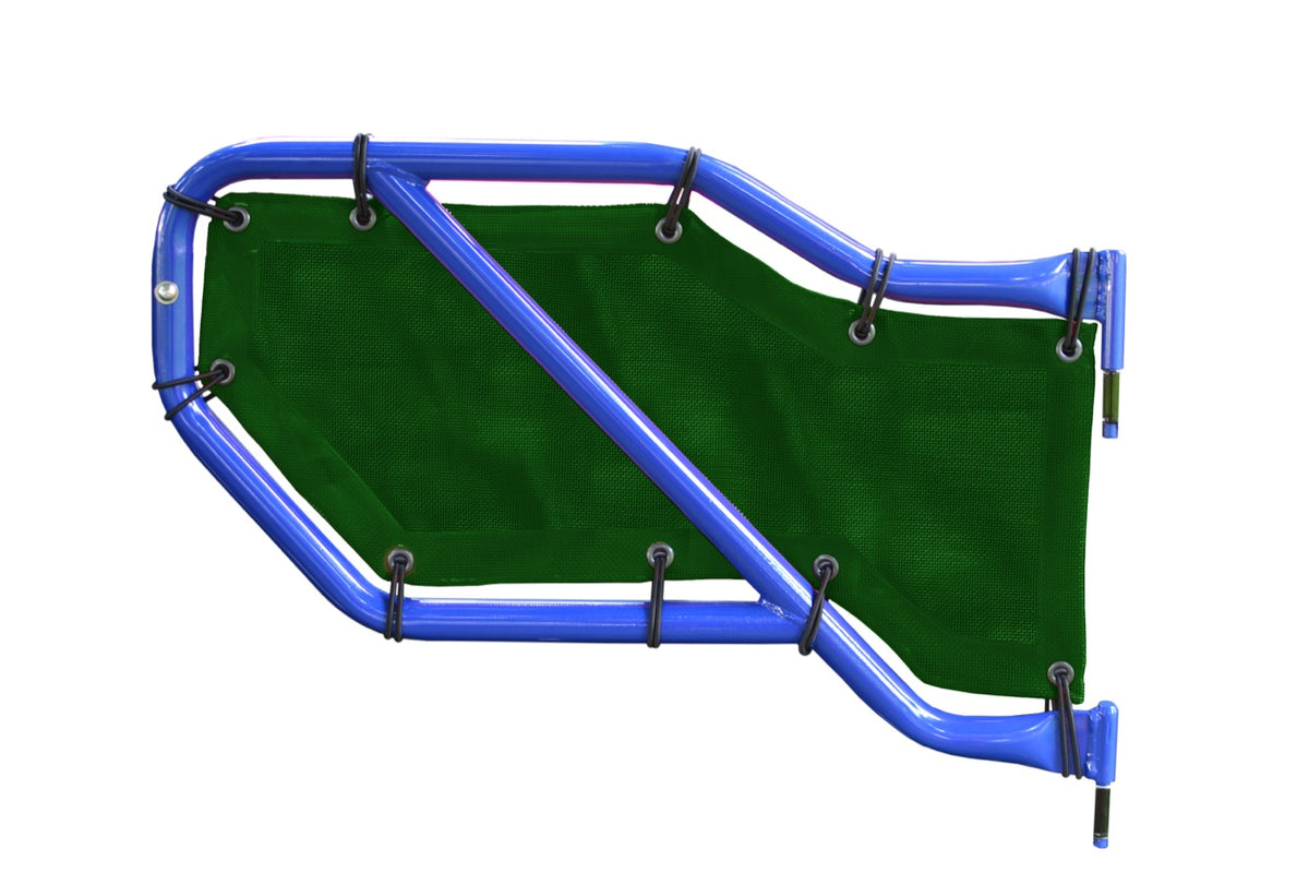 JL and JT Rear Tube-Door Mesh Inserts - Dark Green