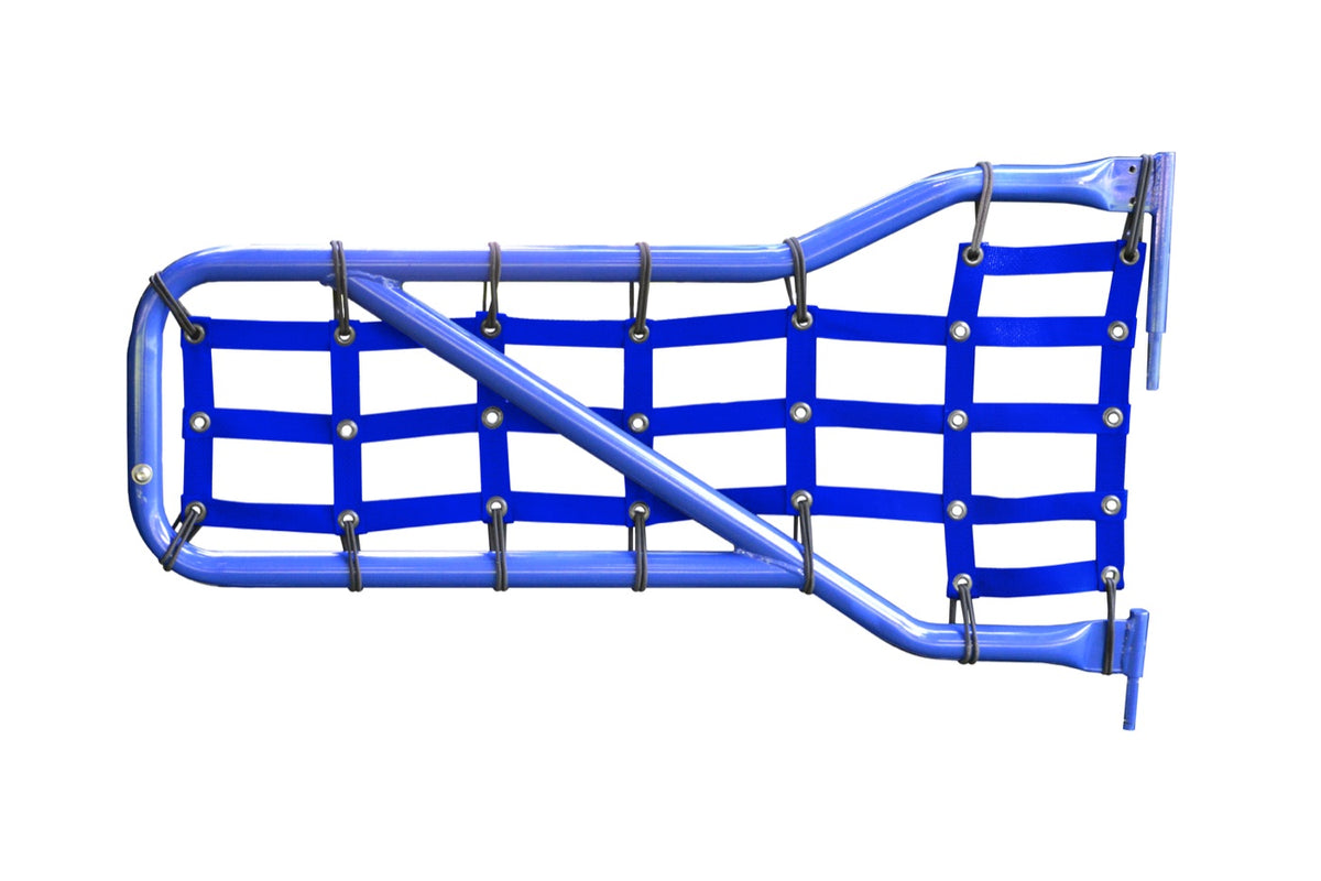 JL and JT Front Tube-Door Cargo Nets - JT - Blue