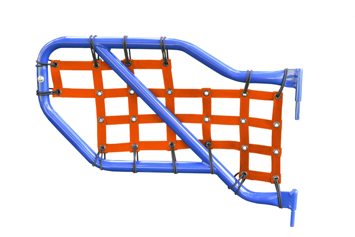 JL and JT Rear Tube-Door Cargo Nets - Orange