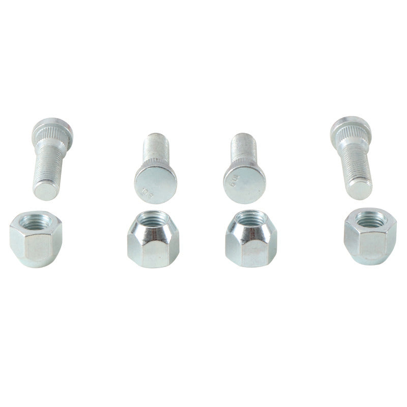 QuadBoss 13-15 Polaris Brutus HD PTO Front Wheel Stud & Nut Kit