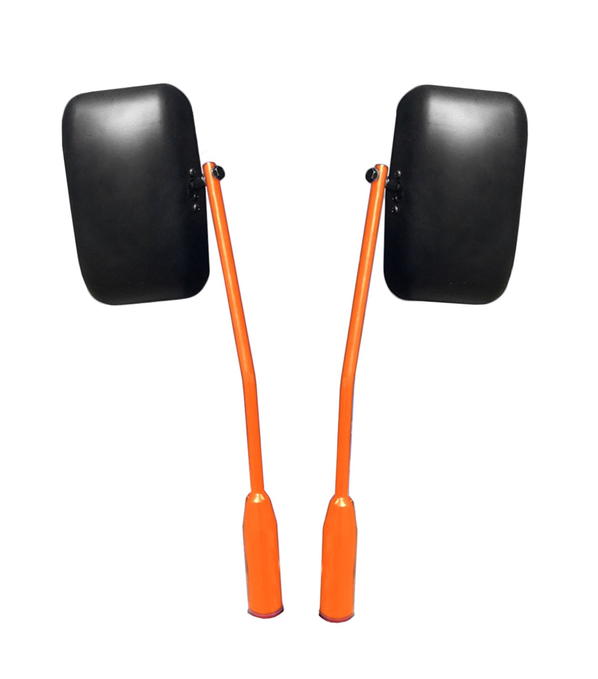 JK, JL and JT Premium Isolated Hinge Mirrors - JL - Fluorescent Orange